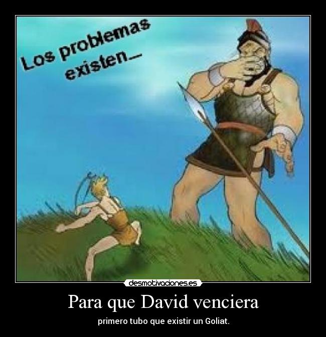 Para que David venciera -