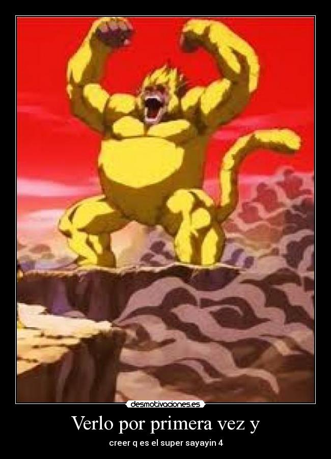 Verlo por primera vez y -