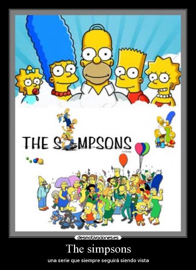 The simpsons - una serie que siempre seguirá siendo vista