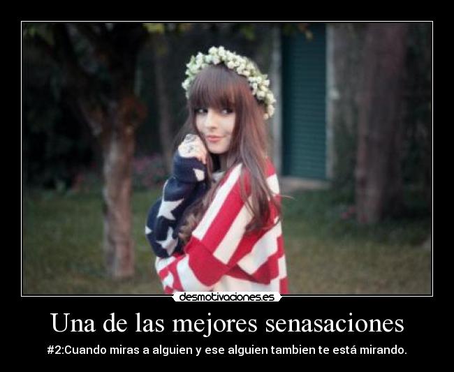 Una de las mejores senasaciones -