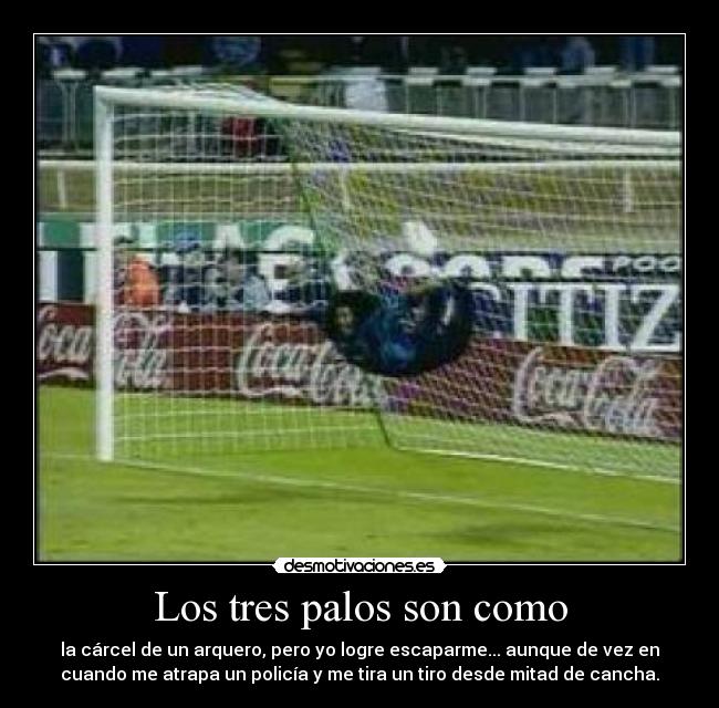 Los tres palos son como - 