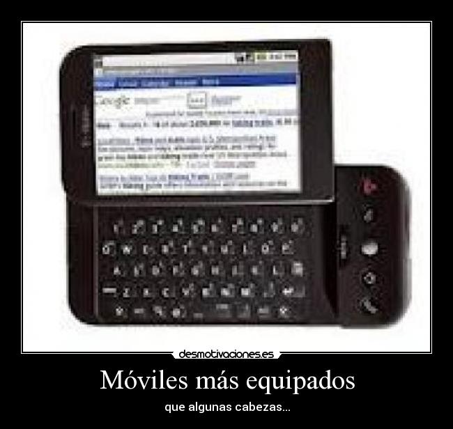 Móviles más equipados -