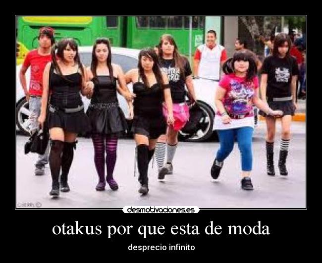 otakus por que esta de moda - desprecio infinito