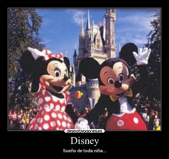 Disney - Sueño de toda niña....