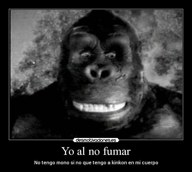 Yo al no fumar - No tengo mono si no que tengo a kinkon en mi cuerpo