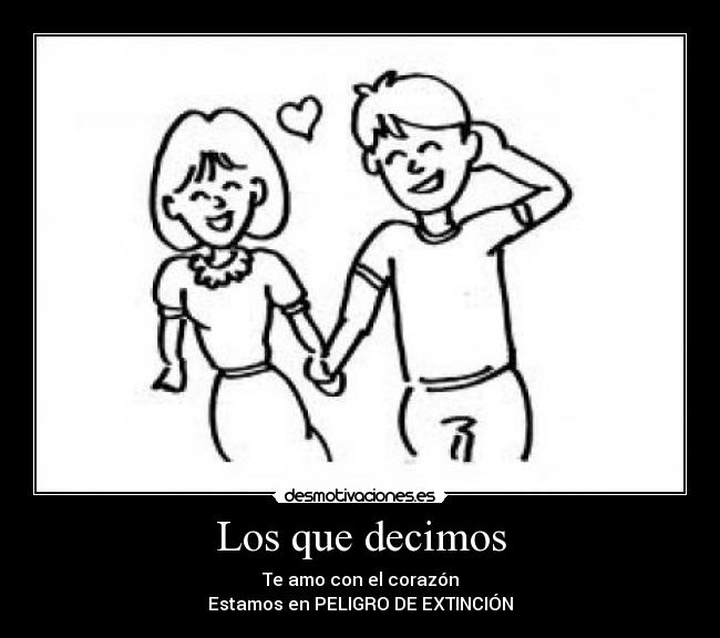Los que decimos -