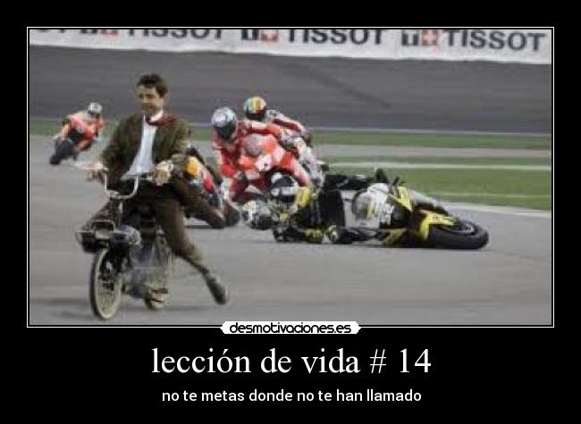 lección de vida # 14 -