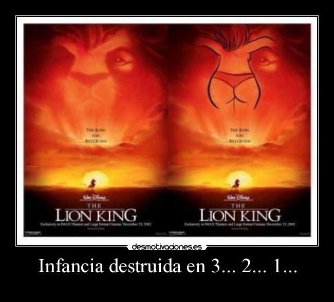 Infancia destruida en 3... 2... 1... - 