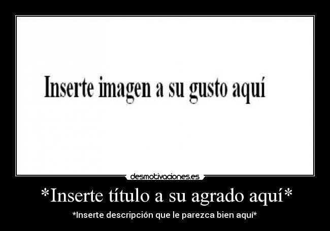 *Inserte título a su agrado aquí* - 