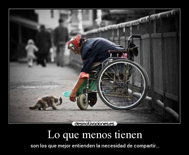 Lo que menos tienen - 