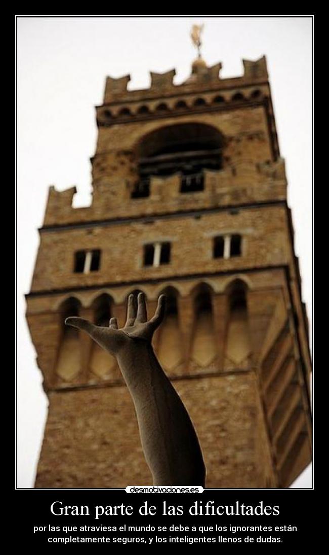 Gran parte de las dificultades - 