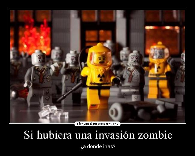 Si hubiera una invasión zombie - ¿a donde irías?