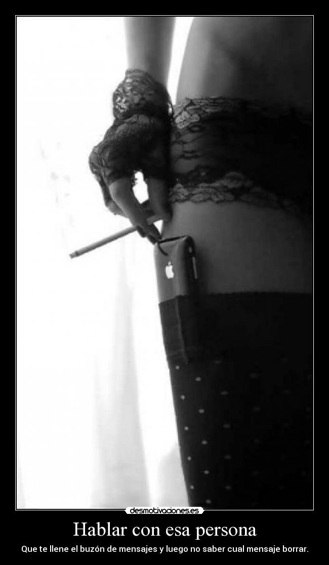 Hablar con esa persona -