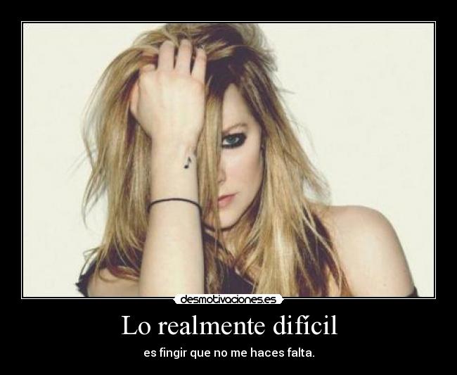 Lo realmente difícil - 