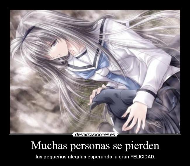 Muchas personas se pierden - 