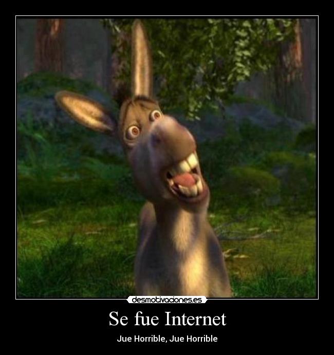 Se fue Internet -