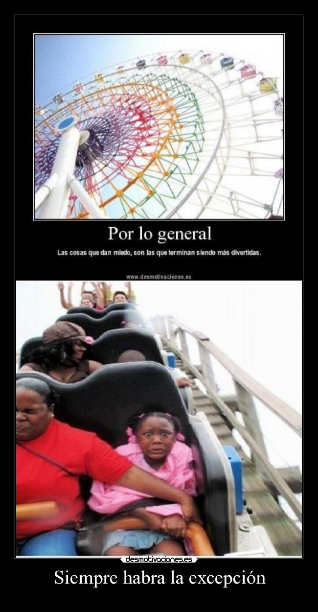 Siempre habra la excepción - 