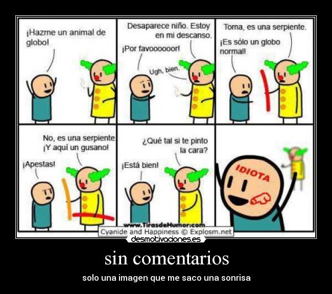sin comentarios - solo una imagen que me saco una sonrisa