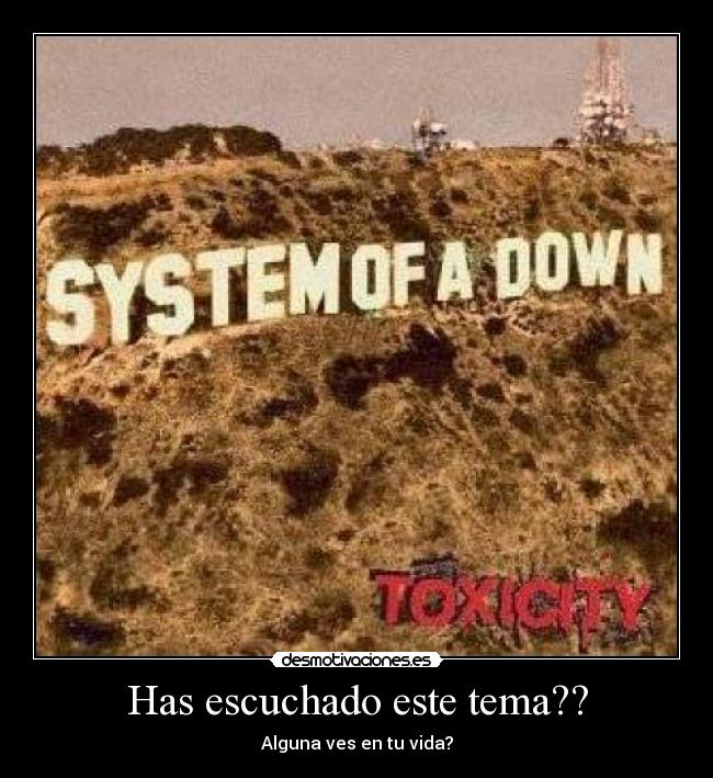 Has escuchado este tema?? - Alguna ves en tu vida?