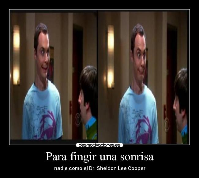 Para fingir una sonrisa -