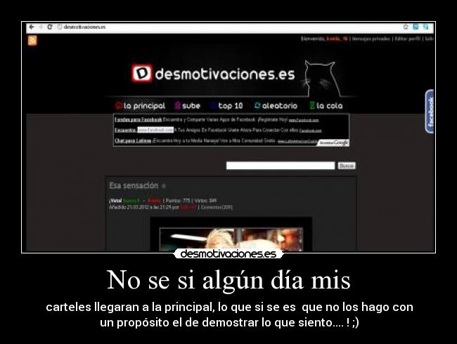 No se si algún día mis - 