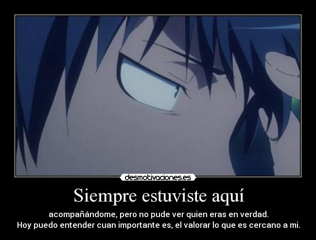 Siempre estuviste aquí -