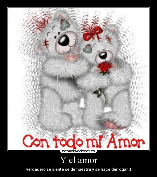 carteles amor ositos amor desmotivaciones