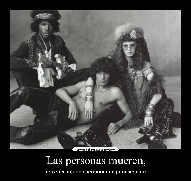 carteles jimi hendrix janis joplin jim morrison muchas letras desmotivaciones