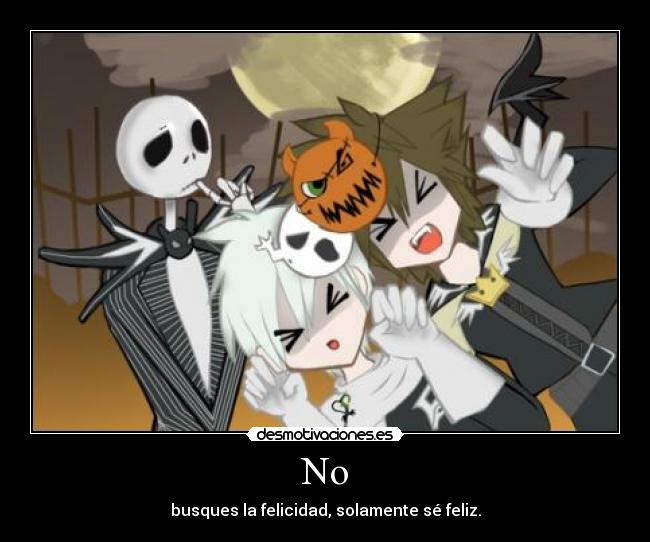 carteles jack skeleton solo se feliz desmotivaciones