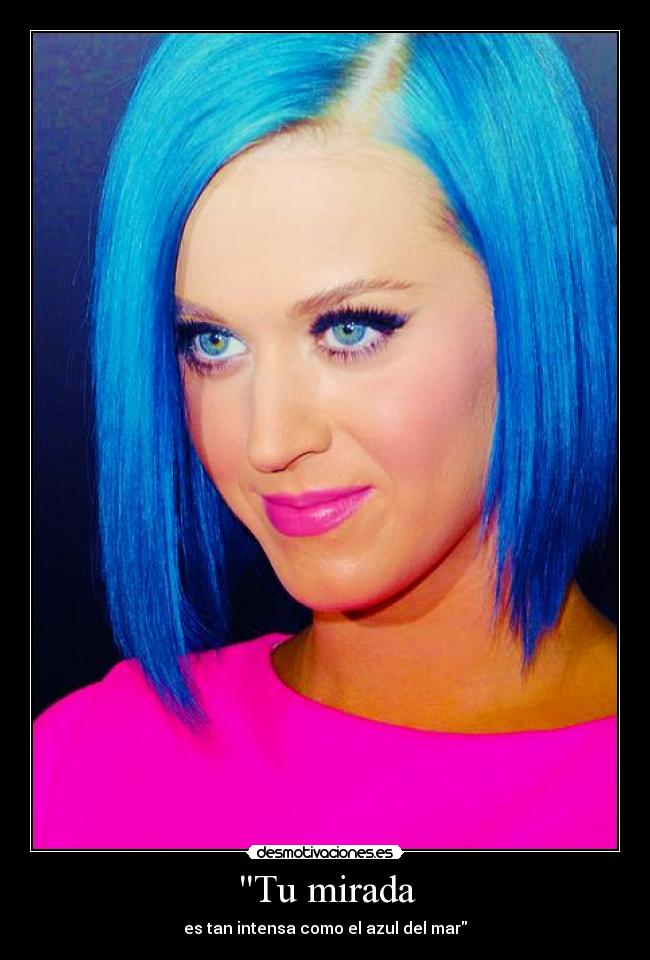 Tu mirada - es tan intensa como el azul del mar