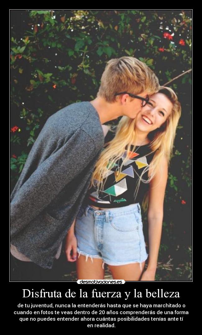 Disfruta de la fuerza y la belleza -