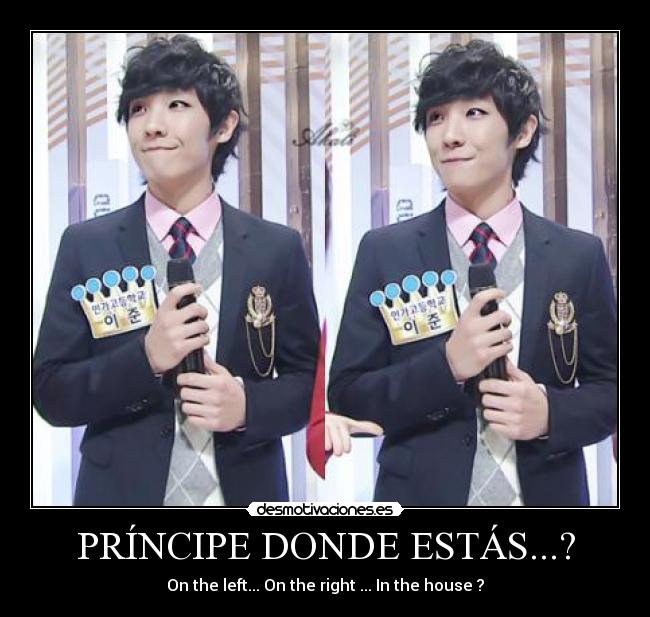 carteles mblaq lee joon monalisa the left the right the house principe azul amor kpop korea hallyu desmotivaciones