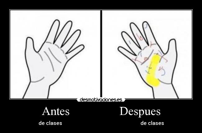 Antes Despues - de clases de clases