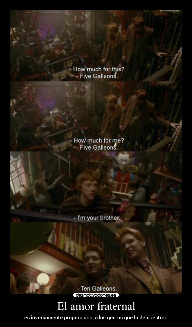 El amor fraternal -