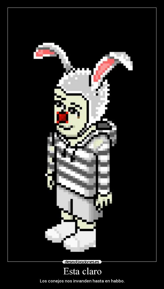 Esta claro - Los conejos nos invanden hasta en habbo.