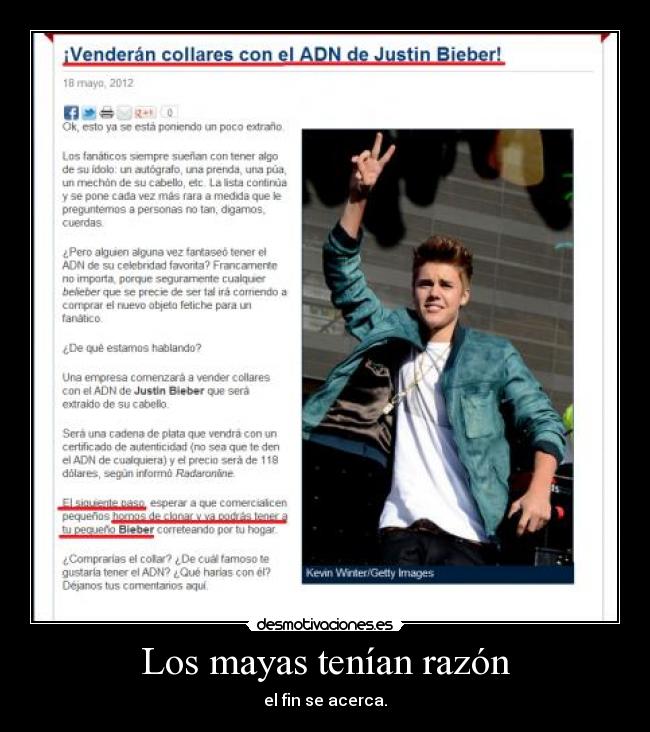 Los mayas tenían razón -