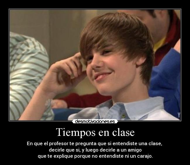 Tiempos en clase - 