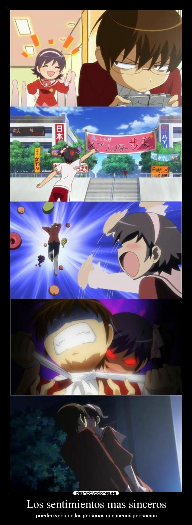 Los sentimientos mas sinceros -