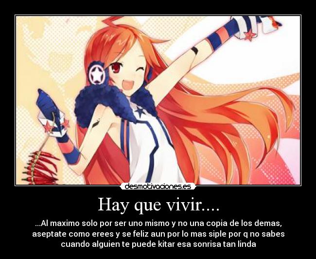 Hay que vivir.... -
