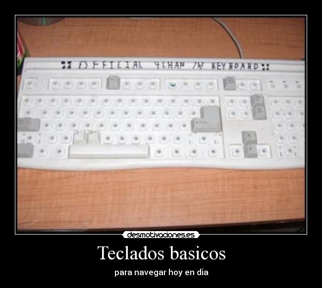 Teclados basicos - para navegar hoy en dia