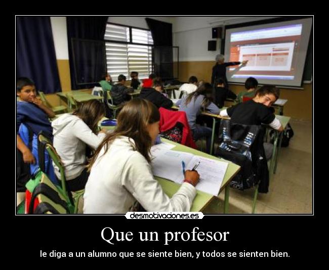 Que un profesor - 