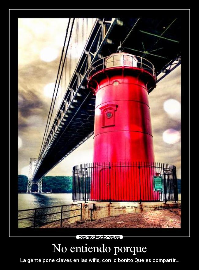 No entiendo porque -