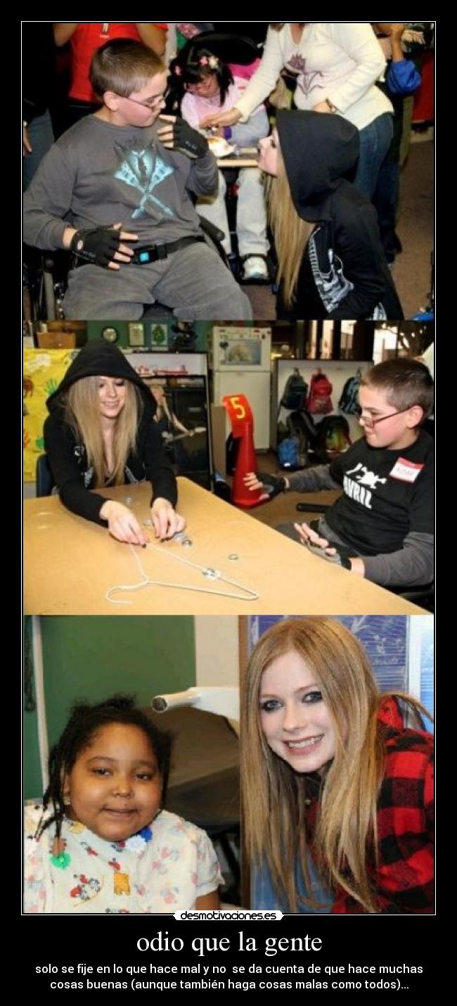 odio que la gente - 