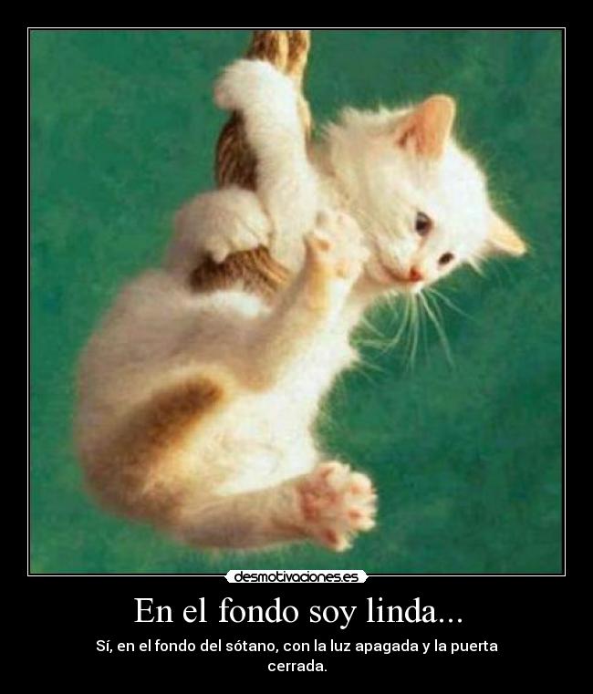 En el fondo soy linda... -