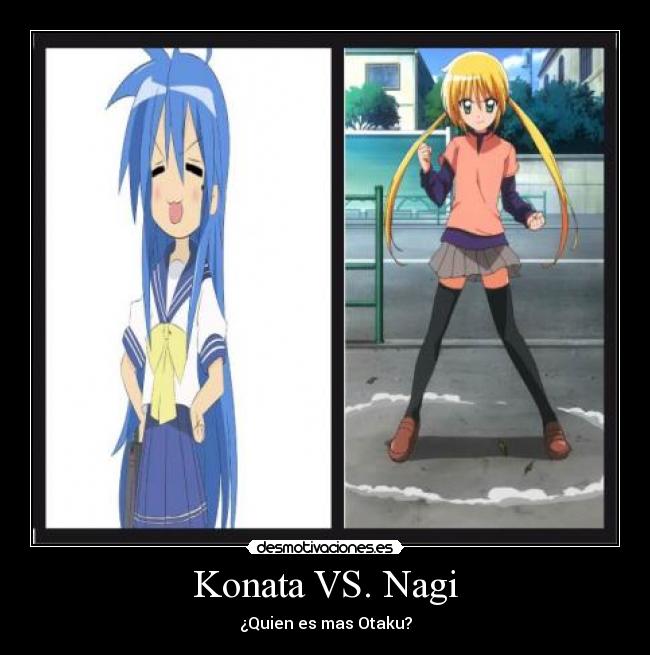 Konata VS. Nagi - 