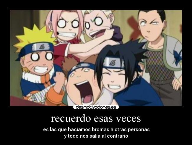 recuerdo esas veces -