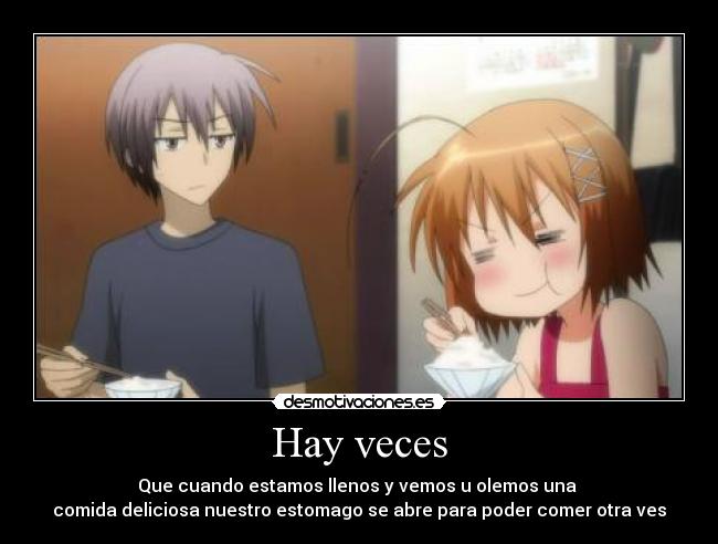 Hay veces -