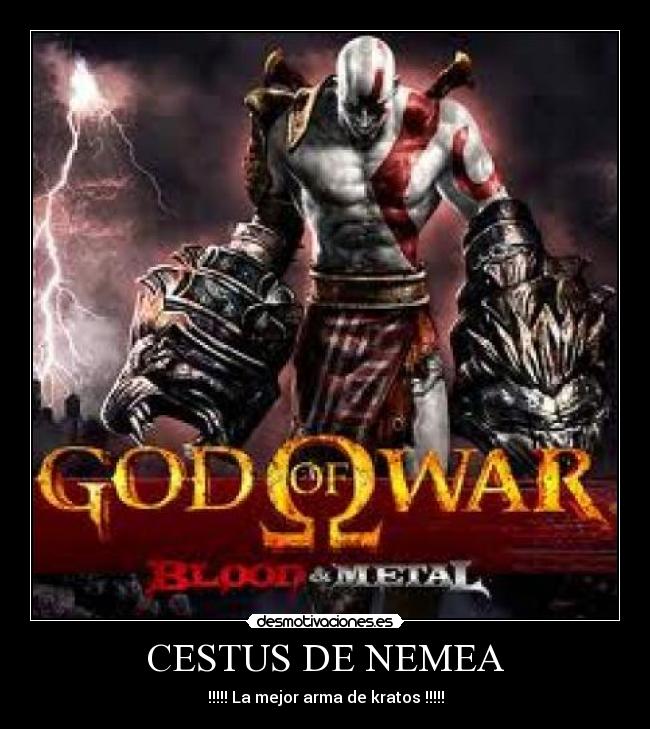 CESTUS DE NEMEA - !!!!! La mejor arma de kratos !!!!!