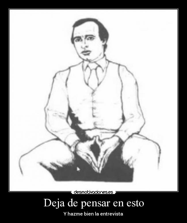 Deja de pensar en esto - 