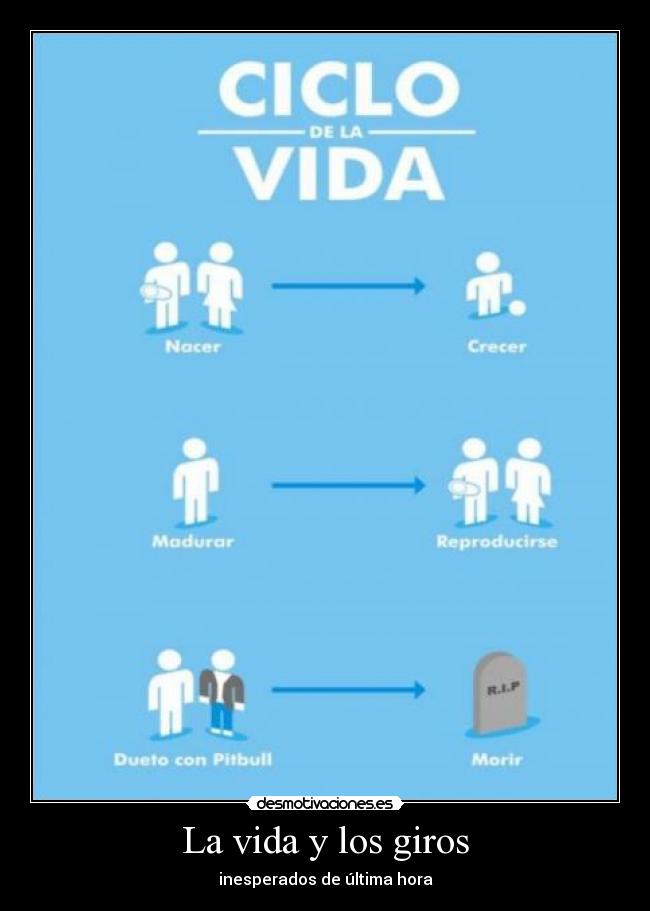 La vida y los giros -